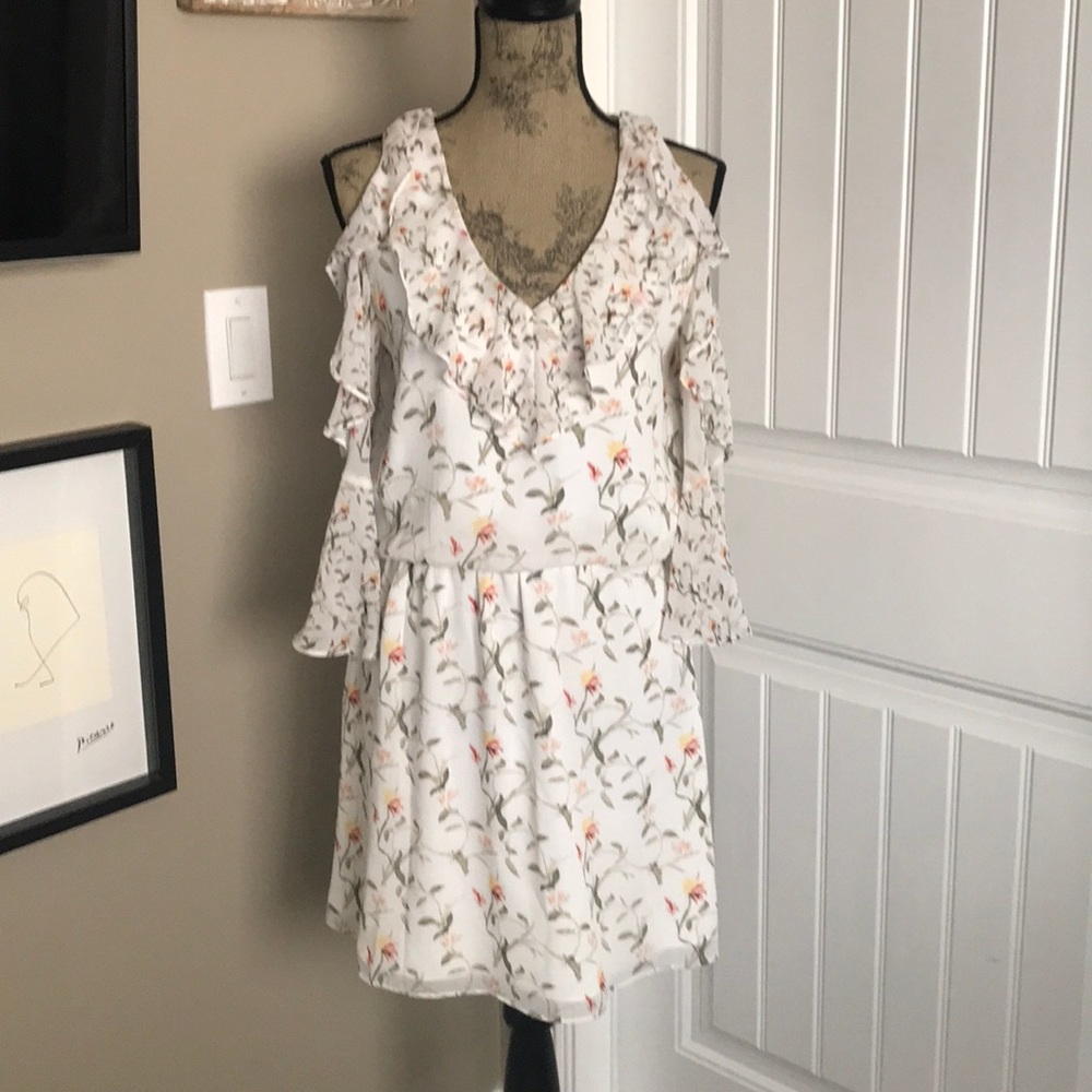 Cold shoulder dress